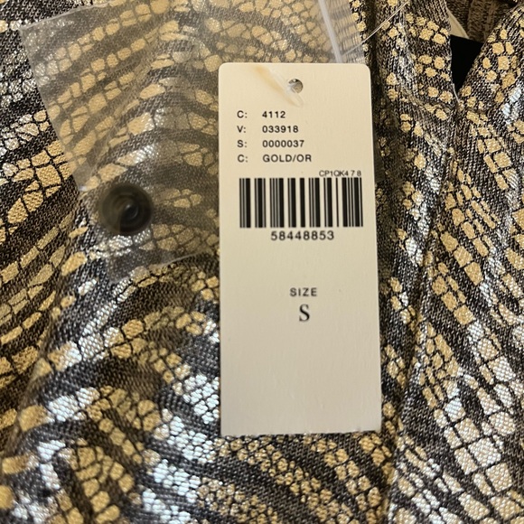 NWT Anthropologie Nadia Shimmer Halter Top S - Picture 6 of 6